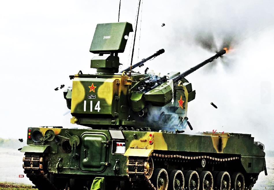 解放军第四代自行高炮曝光 首次装备无人炮塔