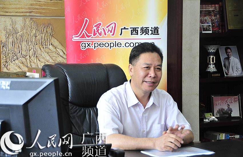 广西保利置业集团董事长吴光明接受人民网专访