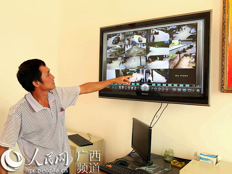 凌云:安装视频监控系统 让平安进驻农村