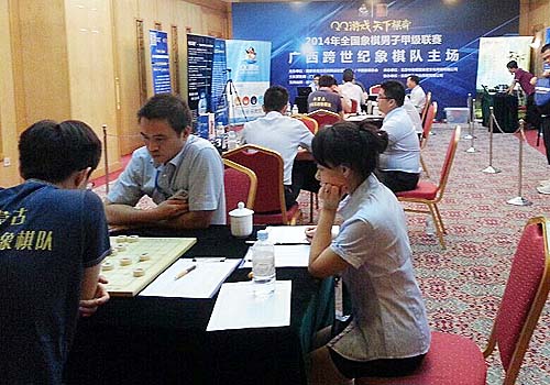 广西跨世纪队征战2014年全国象棋甲级联赛