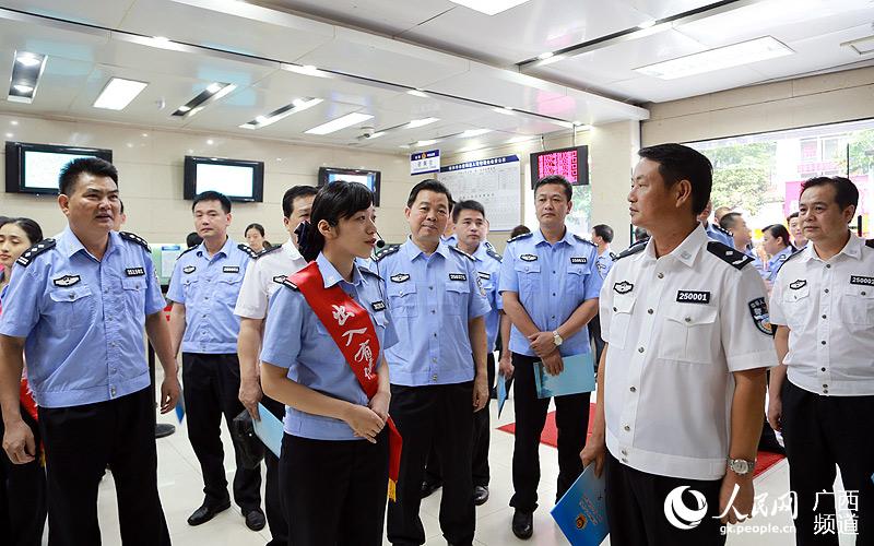 广西来宾公安局到桂林开展警务交流活动