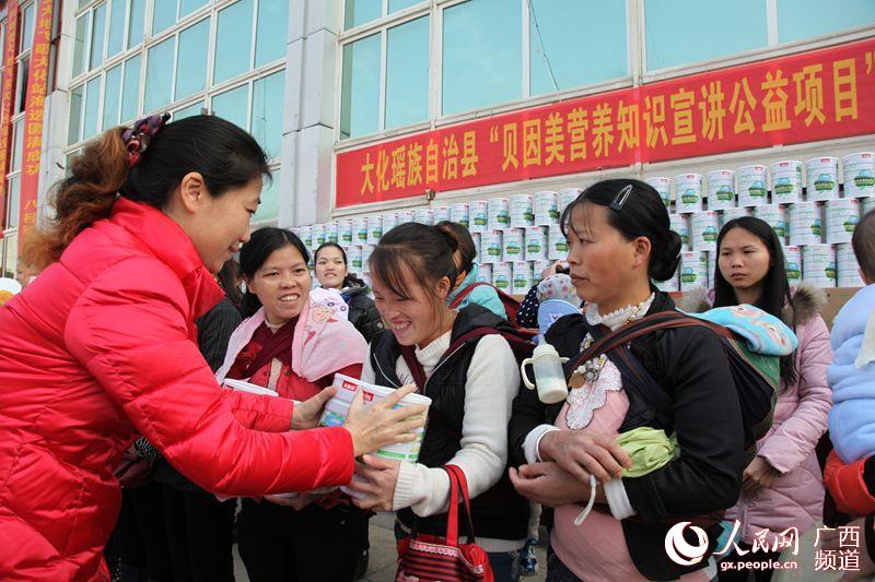 大化县启动贝因美营养知识宣讲公益项目奶粉