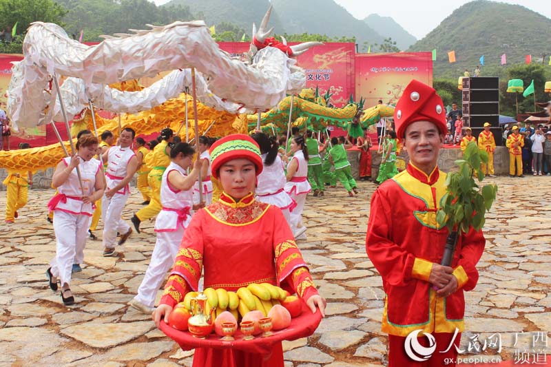 南宁上林举行"三月三·龙母"祭祀活动 弘扬慈孝美德