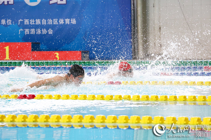 2017年广西全民健身游泳联赛第二站落幕