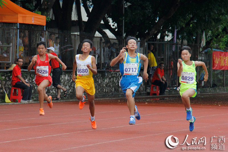 2017年广西青少年田径锦标赛在南宁举行