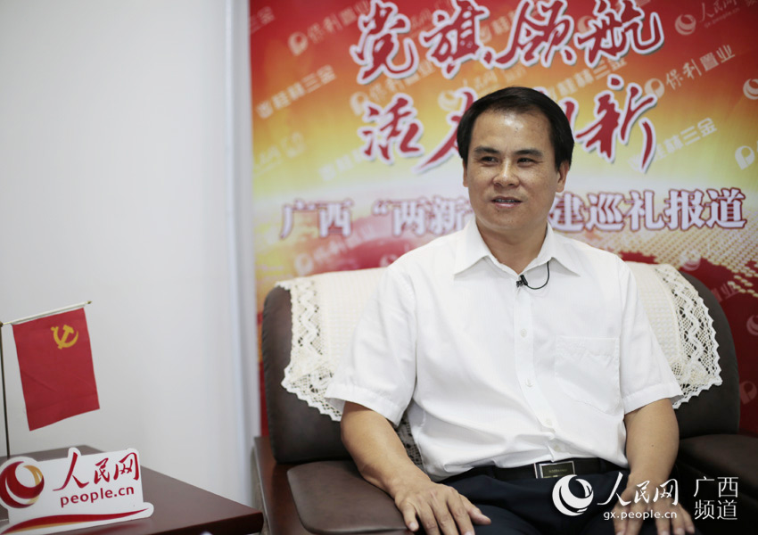 人民網專訪象州縣委書記鄧應文