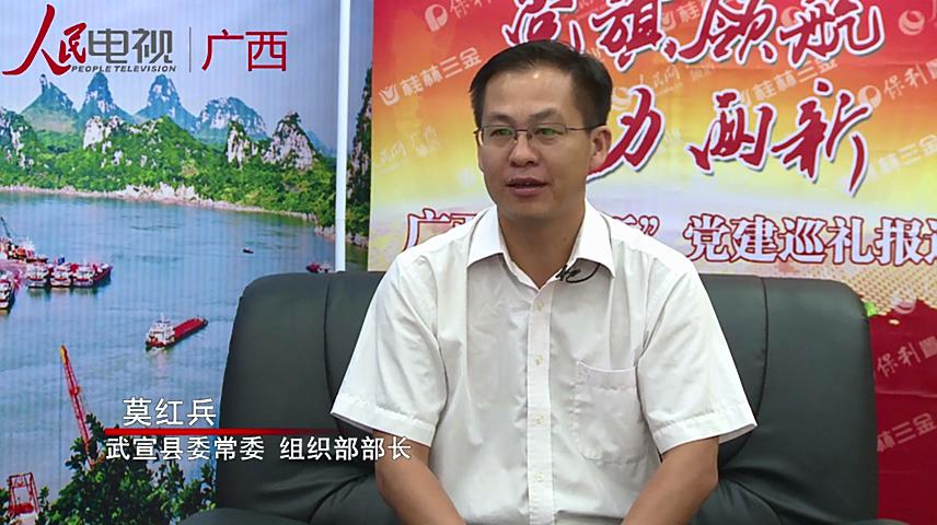 人民網專訪：武宣縣委常委 組織部部長莫紅兵