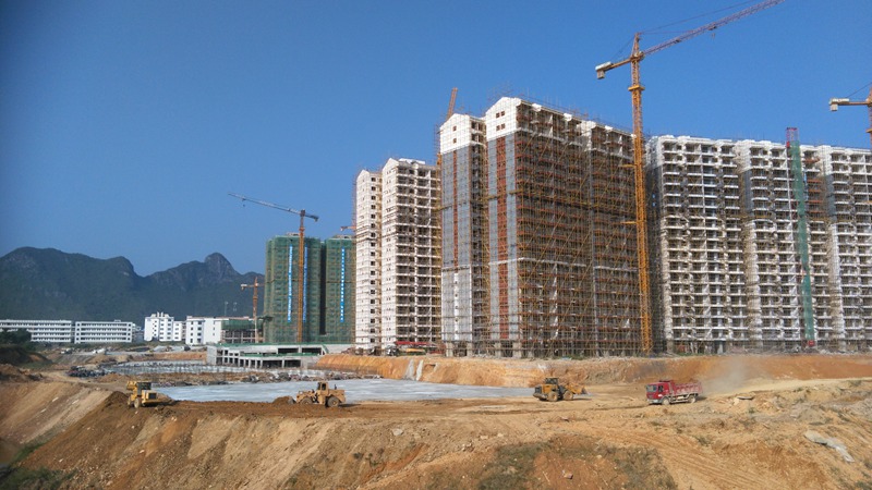 大化达吽美食小镇建设如火如荼