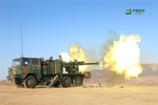 火炮实射震撼来袭!走,去现场大饱眼福--广西频