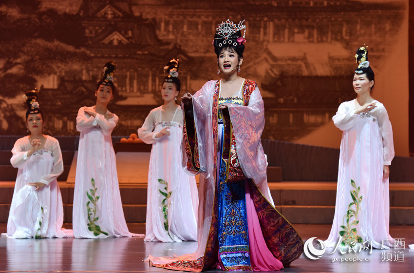 桂南采茶戏《绿珠女》在邕州剧场精彩上演