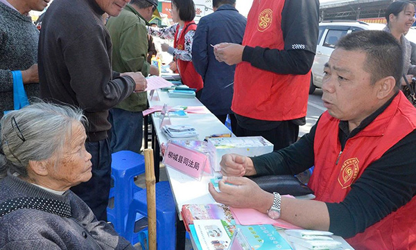 廣西柳州市縣鄉村聯合開展“三大糾紛”法治宣傳活動