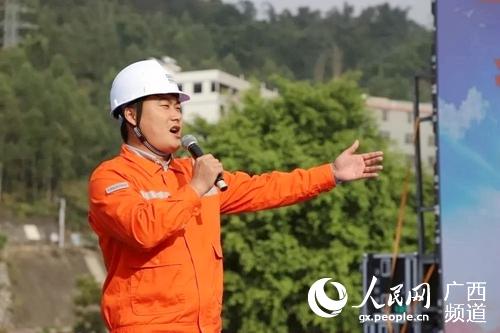 文藝演出現場。楊昌隆攝
