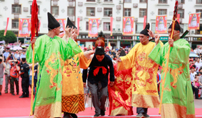 毛南族分龙节祈福仪式