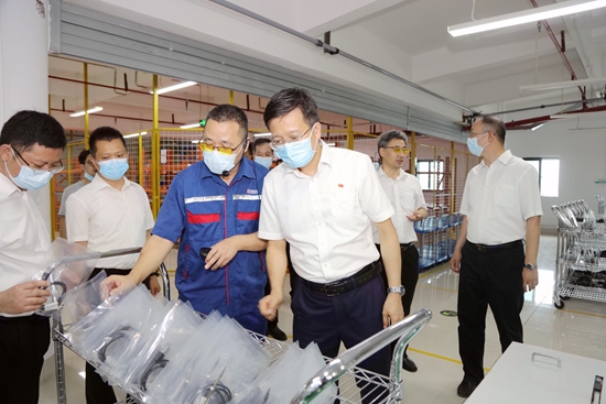 調研現場。玉林市委組織部供圖