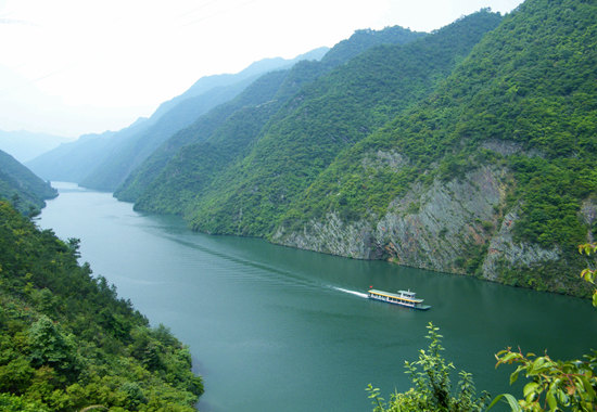 桂江生态旅游景区松林峡美景。左德强摄