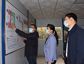 崇左市领导到宁明国际健康驿站项目调研