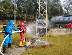 宁明县消防救援大队开展抢险救援实战演练