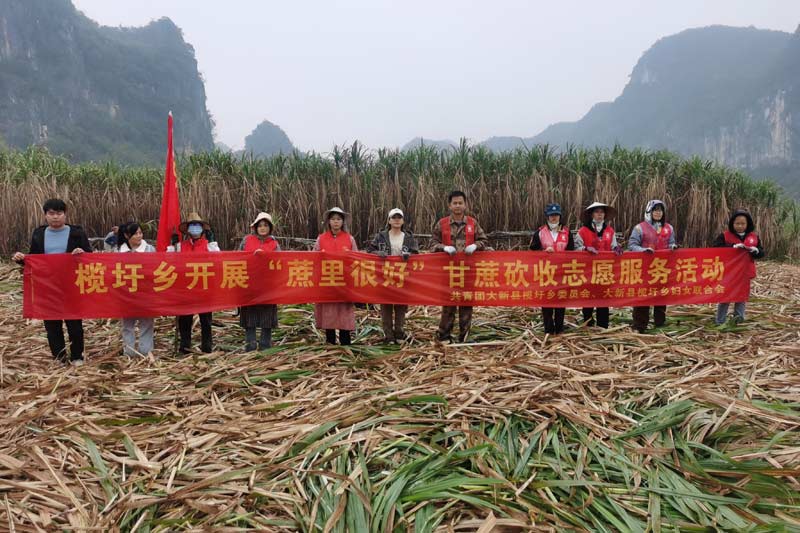 合影留念。