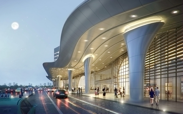 落客平台效果图。宁铁建筑公司供图