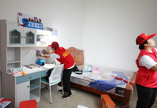 改造中的“蓝宝小屋”。主办方供图