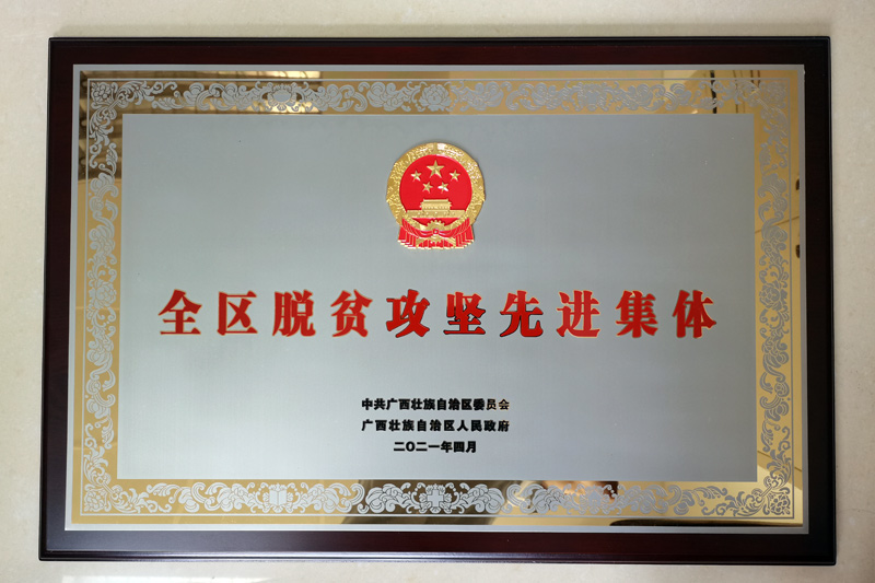 广西机场管理集团荣获“全区脱贫攻坚先进集体”荣誉称号。