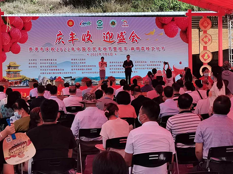 桂平市供销社积极参与2022年麻垌荔枝文化节。