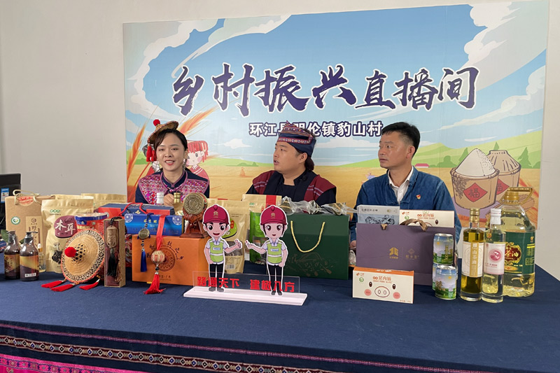 豹山村乡村振兴直播间。
