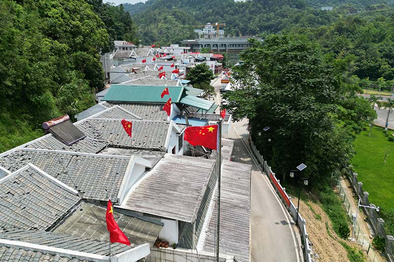 靖西市龙邦镇护龙村村貌。龙邦镇供图