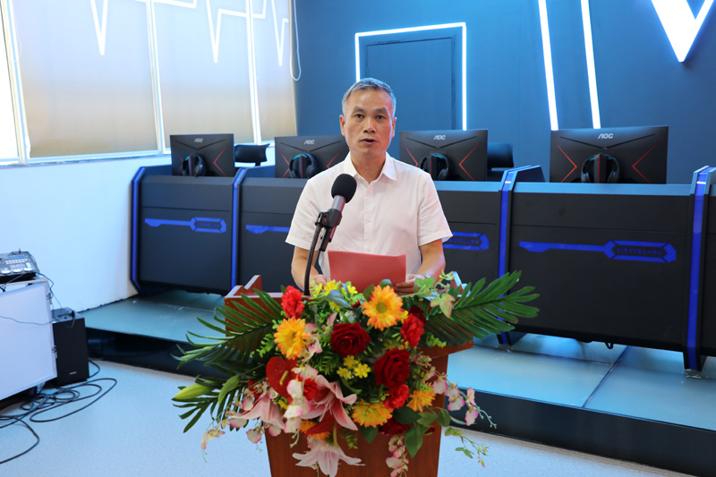 副校长班克庆发言。陈霖摄