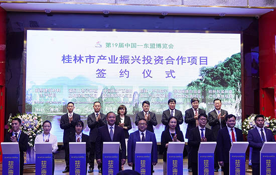 阳朔县在第19届中国—东盟博览会上再结硕果