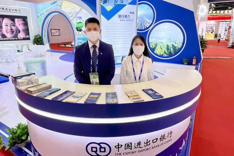 金融知识走进东博会。李滨摄