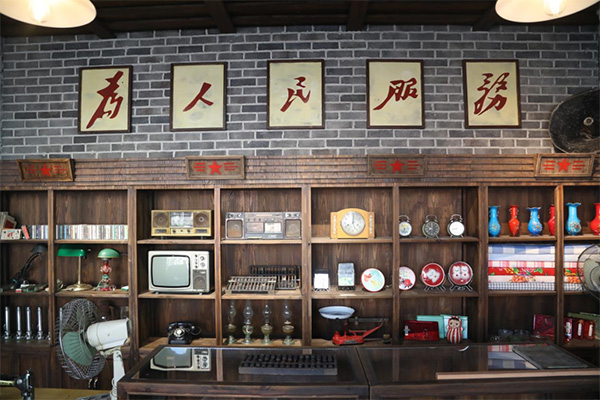 旧日供销社门市部场景。广西供销社供图