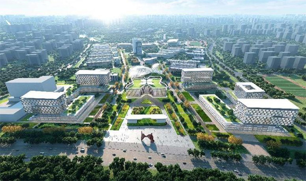 柳州工学院南校区扩建规划设计效果图。柳州工学院供图