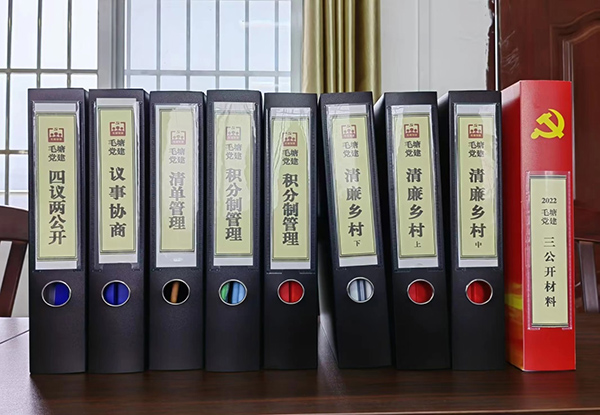 来宾市兴宾区毛塘村清廉示范村创建台帐。