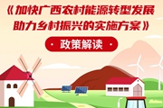 【一图速览】《加快广西农村能源转型发展助力乡村振兴的实施方案》