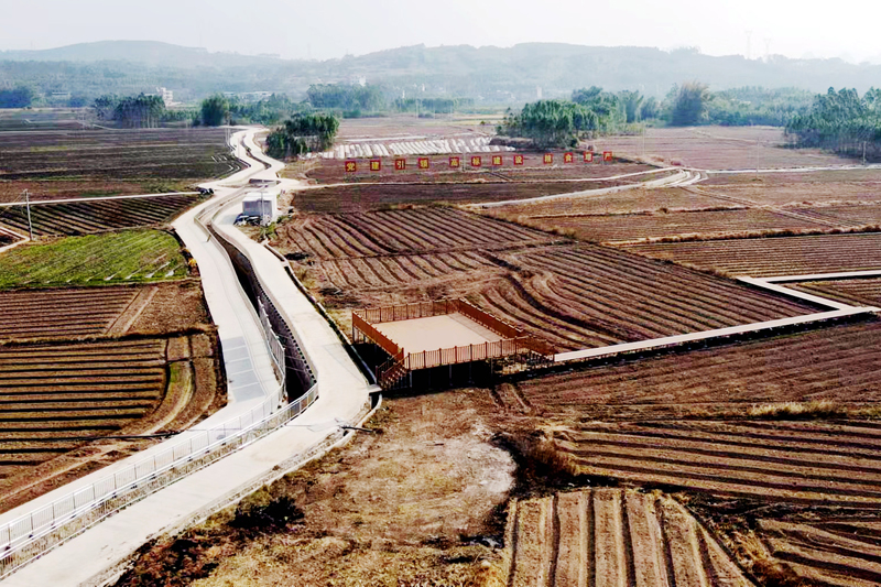 平桂区福稻天下粮食产业示范区的部分基础设施建设