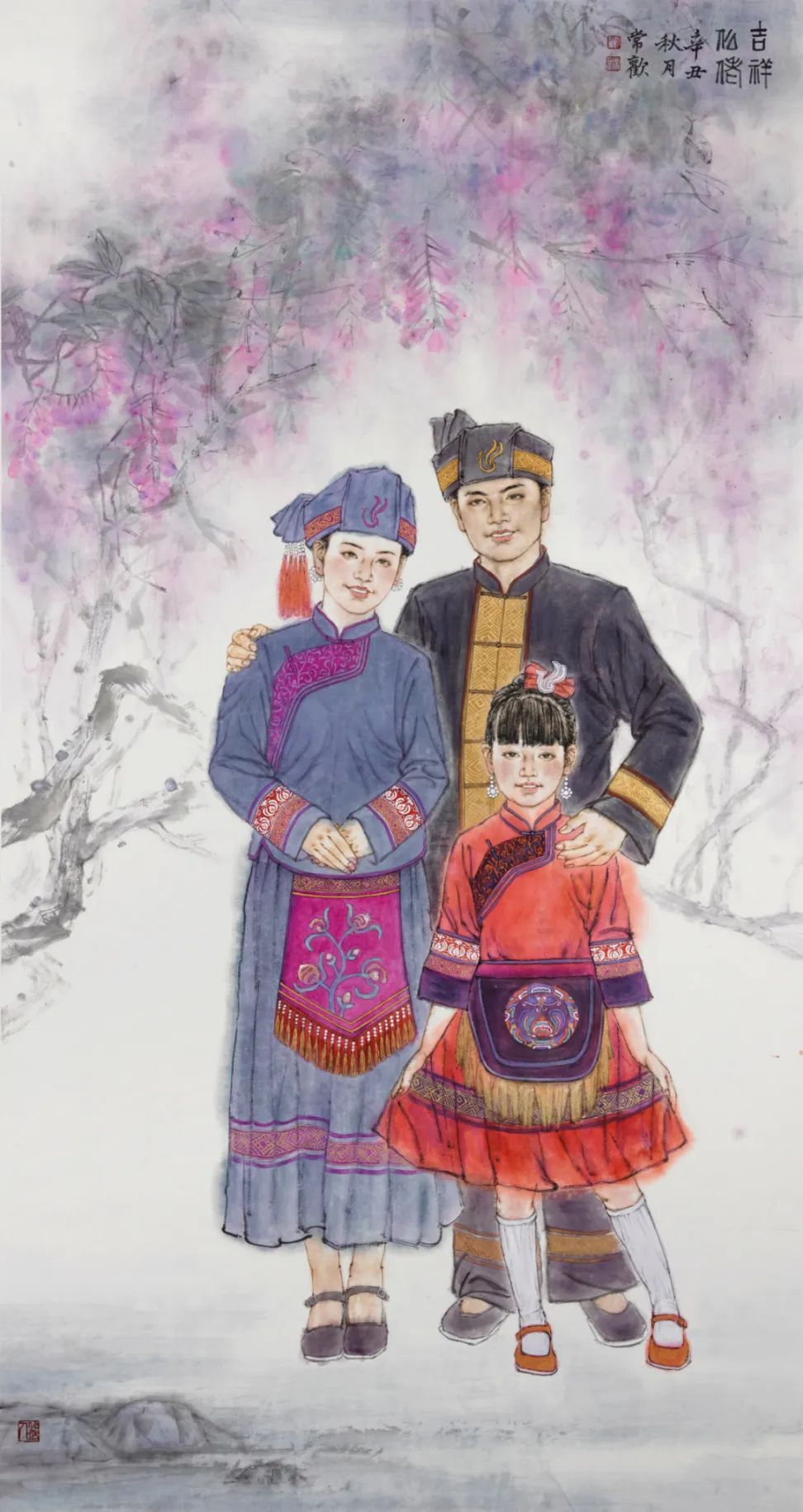 潘常欢作品《吉祥仫佬》 