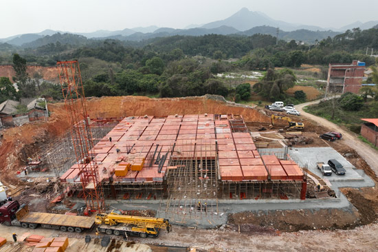 “兴业茶”现代农业示范园建设。兴业县委组织部供图