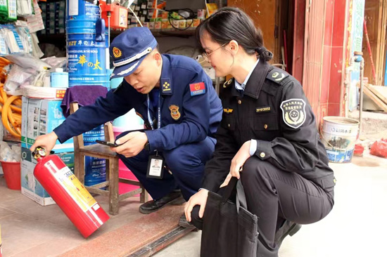 联合检查现场