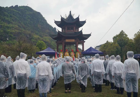 祭奠活動現場。