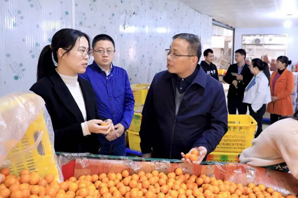 宋文桃在企业指导“圳品”申报工作