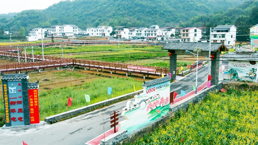 忻城县粤桂协作乡村振兴示范村思练镇新平屯、加庄屯