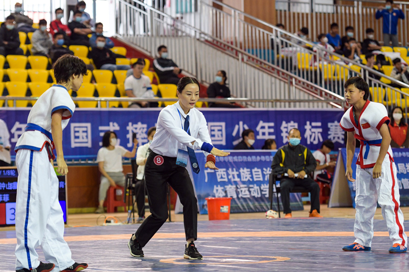 钟山县运动员参加2022年中国式摔跤全国少年锦标赛