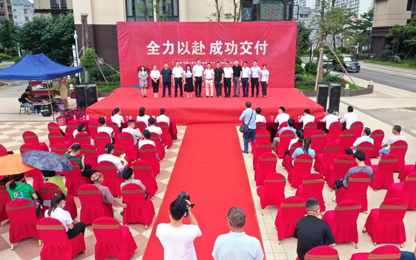 活动现场。靖西市住建局供图