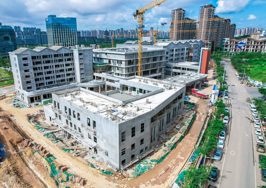 项目艺术楼。中国一冶供图
