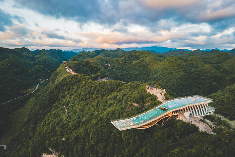 大石围天坑景色。乐业县委宣传部供图