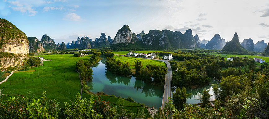 明仕旅游度假区景色。大新县委宣传部供图