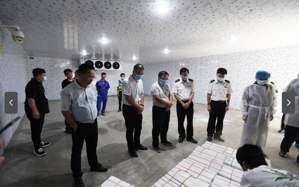 北投口岸集团与东兴海关研究破解“海运互市”业务难题。刘安羽摄