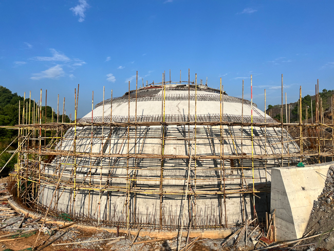 江西昌坊矿山公园建设项目。中交一公局四公司供图