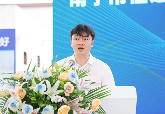 北投产城集团公司党委副书记、副董事长、总经理蒋建谊致辞。北投产城集团供图